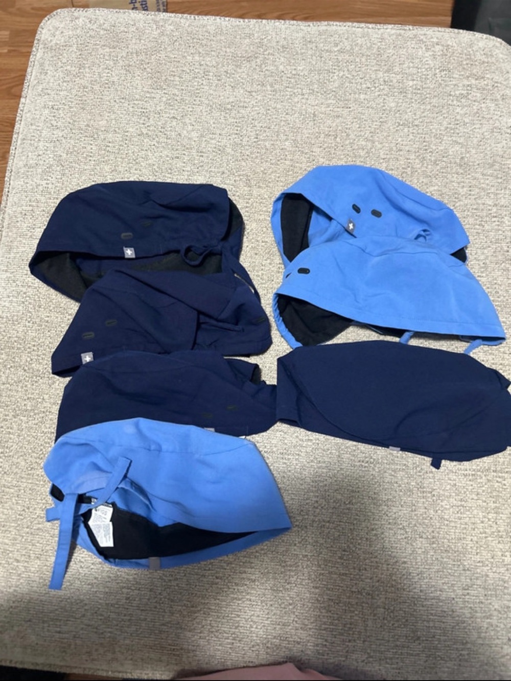 Figs Scrub Cap in Navy and Light Blue
